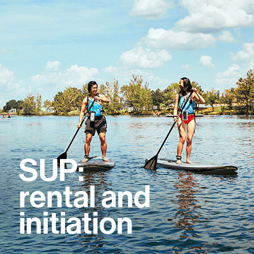 SUP: rental and initiation